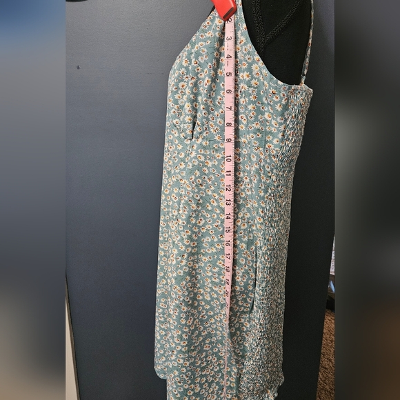 SHEIN Blue Floral Mini Dress - Picture 8 of 11